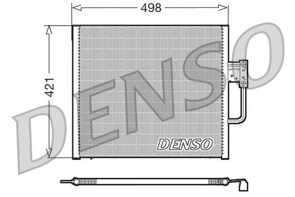 Kondenzátor, klimatizace DENSO DCN05015 – OE 64538391647