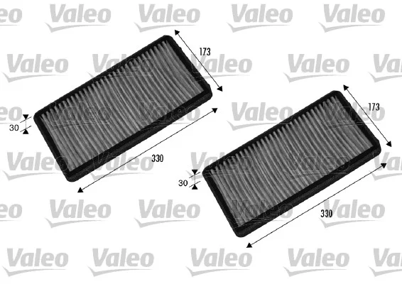 Filtr, vzduch v interiéru VALEO 698857