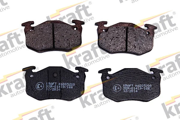 Sada brzdových destiček, kotoučová brzda KRAFT AUTOMOTIVE 6005200