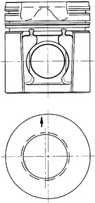 Píst KOLBENSCHMIDT 40235600